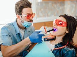 Laser dentistry procedure at Italian Dental Clinic, Healthcare City, Dubai