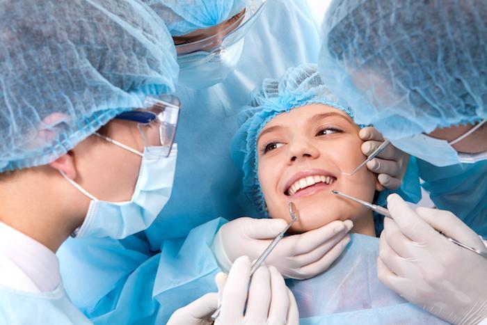 Advanced oral surgery procedure at Italian Dental Clinic in Healthcare City, Dubai
